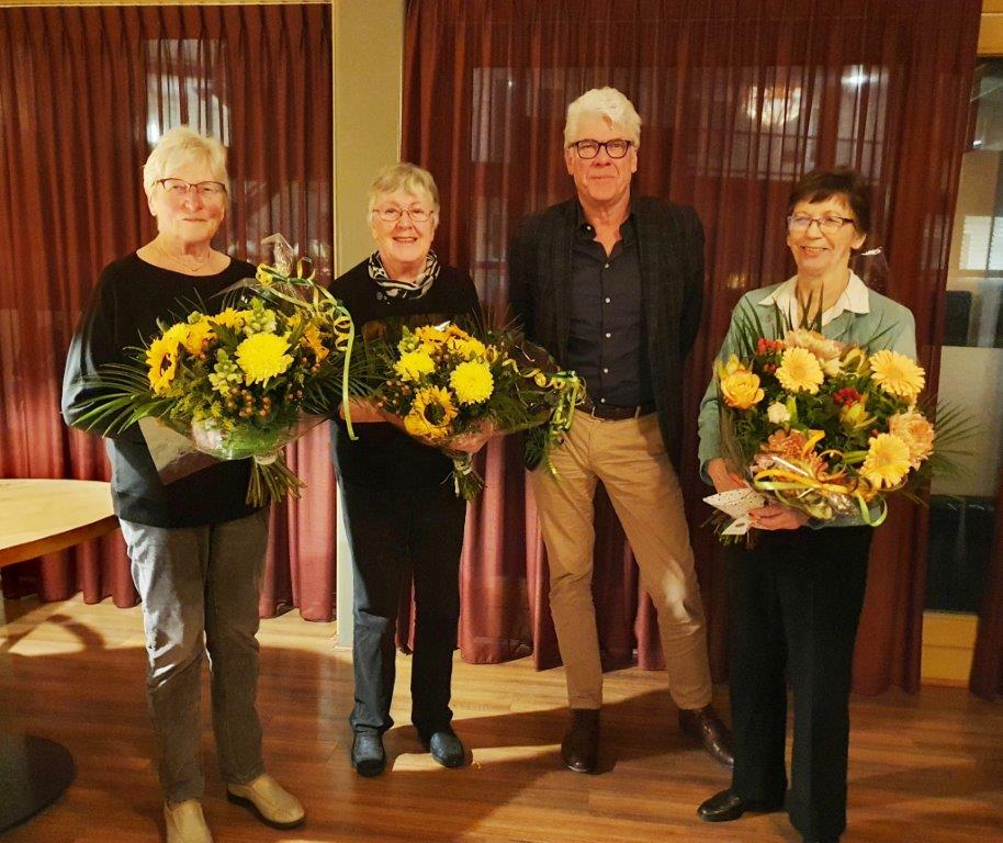 2020 Jubilarissen Jannie Gerrie en Leni