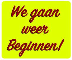 we gaan beginnen
